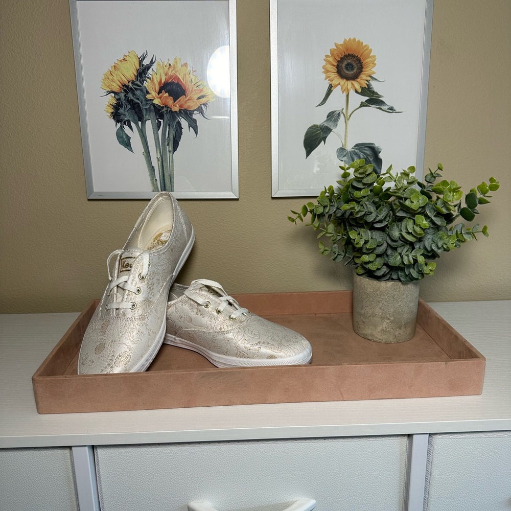 Keds Rifle Paper Co Bridal Tennis Shoes